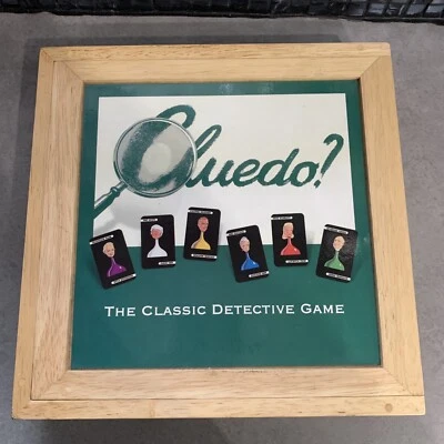 Cluedo Detective Board Game Parker Nostalgia Series Wooden Box Edition - Image 1 of 4
