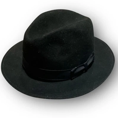 Bailey Baker Fedora Negro Unisex Talla Grande Foto 1 de 4