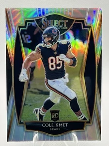 2020 Panini Select - [Base] - Silver Prizm #174 - Premier Level - Cole Kmet RC - Bild 1 von 2