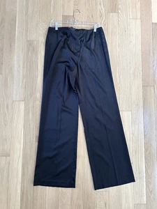 Yansi Fugel schwarz Seide Satin elegante Anzughose Abend Glamour Gr. 10 32" Taille - Bild 1 von 5