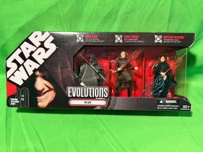 Hasbro Star Wars Evolutions The Sith Darth Maul/Count Dooku/Emperor Palpatine - Image 1 of 2