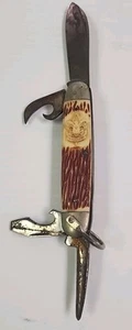 Vintage Imperial Prov. U.S.A. Navaja de Bolsillo Boy Scout of America BSA ESTAR PREPARADA - Imagen 1 de 9