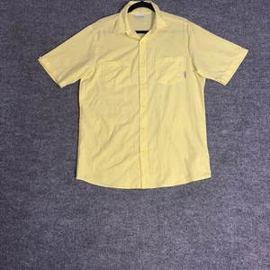 Columbia PFG Shirt Mens S Yellow Omni-Shade Performance Vented Fishing Hiking - Picture 1 of 10
