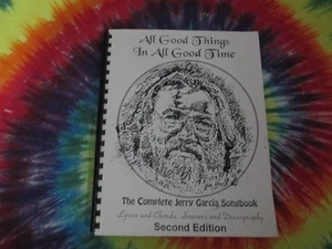 GRATEFUL DEAD JERRY GARCIA GESICHT TEXTE MUSIK AKKORDE SONG DISKOGRAPHIE BUCH - 2. AUFLAGE - Bild 1 von 9