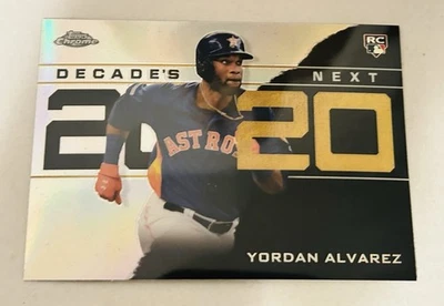 2020 Topps Chrome Update Decade's Next Yordan Alvarez RC Rookie #DNC-4 Astros - Image 1 of 2