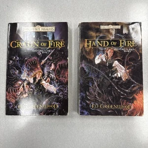 Forgotten Realms Shandril's Saga Book 2 & 3 Crown of Fire, Hand of Fire PB - Picture 1 of 13
