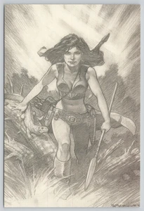 Postcard Comic Artist Mark Schultz - Hannah Dundee Stalking Cadillacs Dinosaurs - Picture 1 of 2