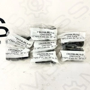 Lotto di 7 connettori per cavi Sealcon CD13NR-BK-N-O - Foto 1 di 3