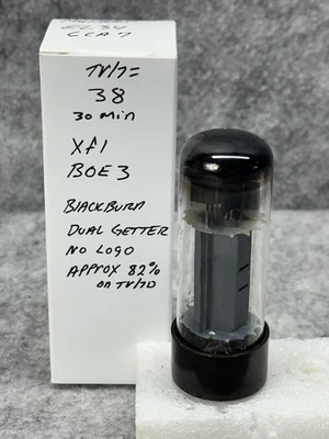 Mullard Blackburn 1960 El34 6Ca7 base grasa tubo Getter Xf1 B0E3 Foto 1 de 4