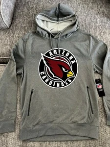 Arizona Cardinals NFL Team Apparel men's Hoodie Hooded Sweatshirt Gray sz M #44 - Picture 1 of 2