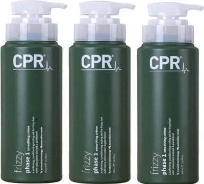 3x Vitafive CPR FRIZZY Phase 1 Smoothing Creme 500ml DAILY POST 3x Vita5 Phase 1 - Image 1 of 4