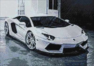 Lamborghini WD254 14.9 x 10.6 inches Crafting Spark Diamond Painting Kit - Picture 1 of 4