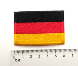 Germany Flag Bunting Patch Iron On Patch Iron On - Picture 1 of 2