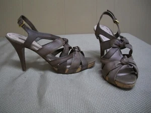 Sandales à talon aiguille marron Miu Miu taille 40 - 10 - Photo 1/18