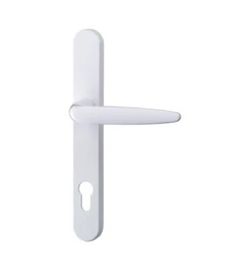 uPVC Door Handle Yale Sparta Sprung Double Glazing Composite Set Pair Patio PVC - Picture 1 of 7