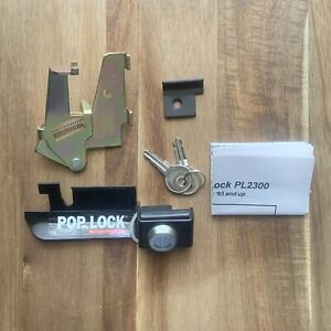 Pop & Lock PL2300 Black Armored Steel Manual Tailgate Lock for 87-96 Ford F-150