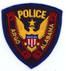 ALABAMA AL ARGO POLICE NICE SHOULDER PATCH SHERIFF