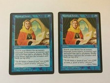 2x Mystical Tutor Mirage MTG Magic the Gathering NM See Photos Near Mint