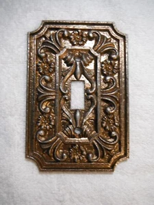 Mid Century Modern Light Switch Plate Cover- Unique Ornate Finishes! - Picture 1 of 4