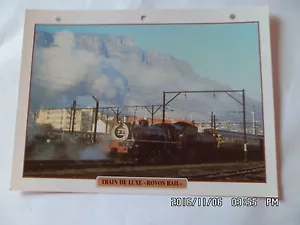 STECKKARTE ZUG LUXUSZUG ROVOS RAIL - Bild 1 von 1