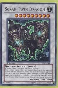 USA Seller Yugioh STBL-EN044 Scrap Twin Dragon ULTRA RARE 1st Ed NM - Picture 1 of 1