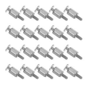 Kit de repuesto de tornillos de 20 piezas tornillos de cabeza hexagonal accesorios de montaje fijos - Imagen 1 de 12