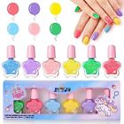 Kids Nail Polish Set-6 Color Non Toxic Nail Polish For Girls Ages 3+ Water-Ba...