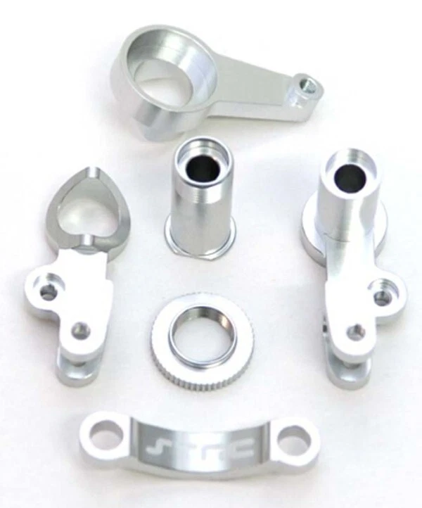 NEW STRC Aluminum Multi-Piece Steering Bellcrank Set Traxxas Slash 4x4 - Image 1 of 1