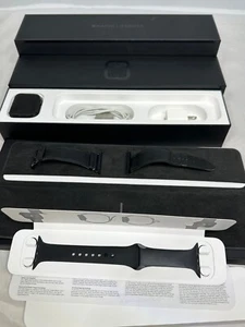 Hermès Apple Watch Series 5 Edition Space Black 44mm RARE w/ All Black Packaging - Zdjęcie 1 z 13