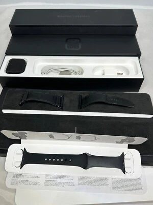 Hermès Apple Watch Series 5 Edition Space Black 44mm RARE w/ All Black Packaging - Image 1 of 4