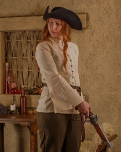 Mytholon Kassandra Bluse leichte Baumwolle Natur L Larp Mittelalter #22551 - Bild 1 von 4