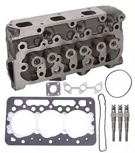 Kompletter Zylinderkopf mit Dichtungen & Glühkerzen für Komatsu PC100-5 - Bild 1 von 6