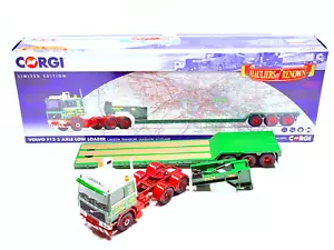 CORGI HAULIERS VOLVO F12 3 AXLE LOW LOADER CADZOW TRANSPORT CC15507 1:50 - Picture 1 of 8