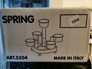 Vintage Plastic Planter System Plastmeccanica (Made In Italy) White Designer FB - Imagen 1 de 8