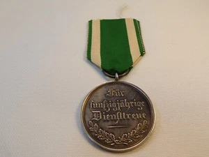 ✚ German State of Anhalt 50 Years of Faithful Service Silver Medal V Rare (3672) - Picture 1 of 8