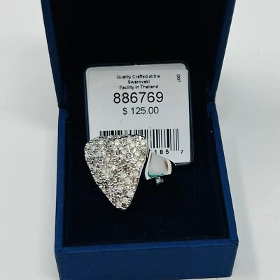 SWAROVSKI Crystal 2.8 ctw 5.5 Moissanite Ring 886769 - Image 1 of 4