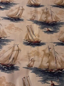 Fabric Set Sail 79 L X 45 W Multicolor Dry Cleaning Recommened - Picture 1 of 3