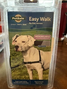 PetSafe Easy Walk No Pull Dog Harness - Size Medium / Large - Black Collar - Picture 1 of 8