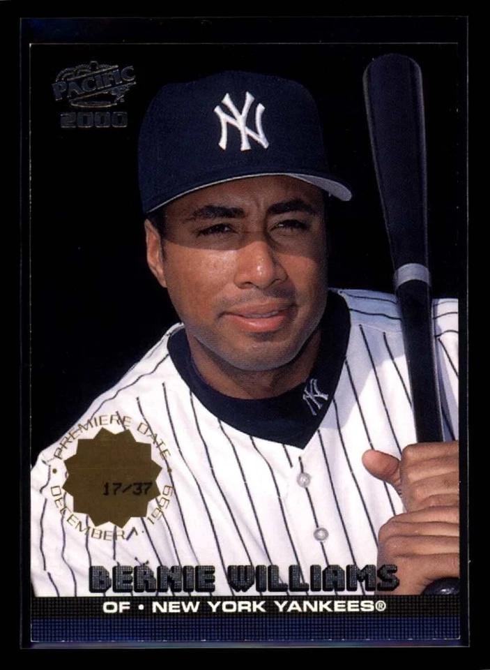 Bernie Williams 2000 Pacific Estreno Fecha Retrato Variación #304 17/37 Foto 1 de 2