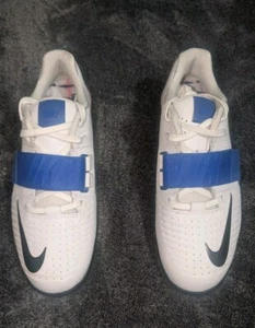Nike Romaleos 3 XD Weightlifting Training White Red Blue AO7987-104 Mens-9.5 - Picture 1 of 9
