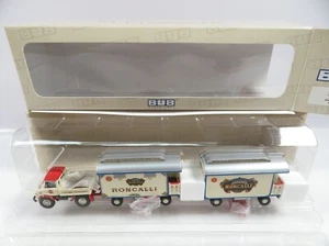 1:87 Bub Premium Classixxs 05777 Unimog Z406 2 Wohnanhä. Circus Roncalli #4867 - Picture 1 of 5