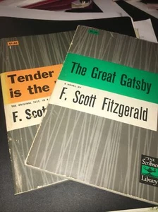 The Great Gatsby, Tender is the Night. F. Scott Fitzgerald VINTAGE PAPERBACK LOT - Imagen 1 de 9