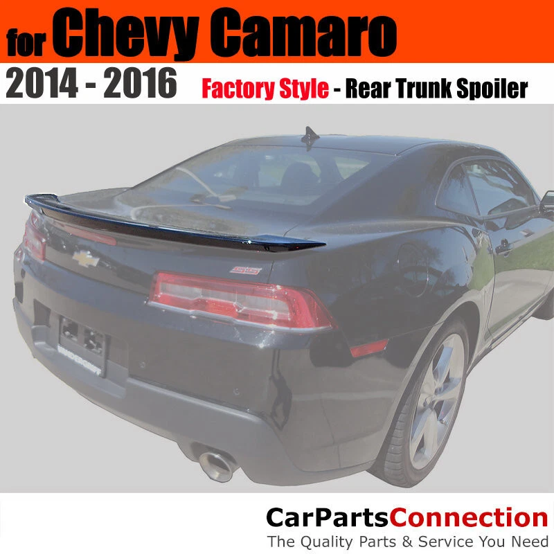 Alerón trasero pintado para Chevrolet Camaro SS 2014-2015 WA130X rojo caliente Foto 1 de 1