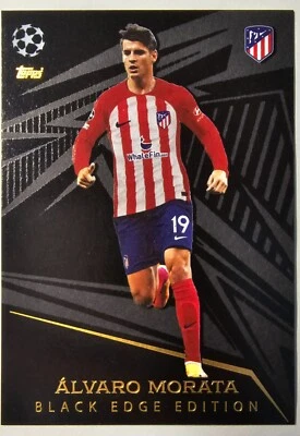 ALVARO MORATA - BLACK EDGE EDITION - TOPPS MATCH ATTAX CL 2023/24 - #495 - Image 1 of 2