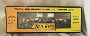 MTH Rail King 30-7624 Auto Transport Flat Car w/ ERTL '64 Corvettes-New in Box! - Picture 1 of 9