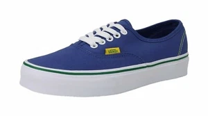 VANS Authentic Solstice 2016 Blue Gold Green Shoes Big Boys Girls Youth Sneakers - Picture 1 of 7