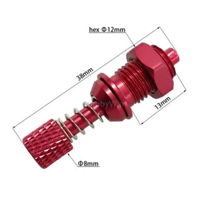 Red Alumiunum Medium Revolving Canopy Mounting Lock for RC Speed Boat Model Ship - Picture 1 of 6