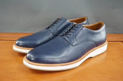 Allen Edmonds Benson Derby Оксфорд туфли мужской размер 11D темно-синий кожаный платье - Изображение 1 из 4