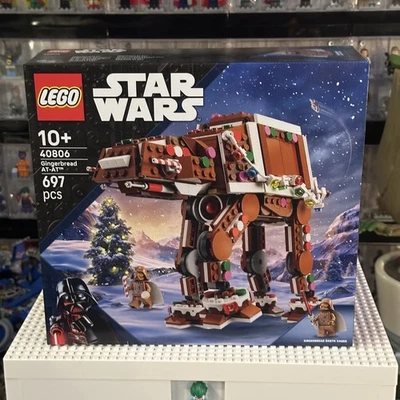 New Sealed LEGO #40806 Gingerbread AT-AT Star Wars Christmas Holiday Darth Vader - Image 1 of 4