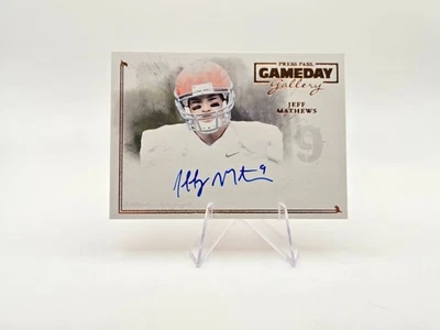 Jeff Matthews 2014 Press Pass Gameday Gallery Auto #GG-JM3 Cornell - Image 1 of 2
